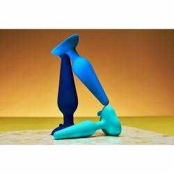 Gplug Petit Néon Rose B-Vibe Bleu (10 cm) (12 cm)