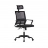 Chaise de Bureau EDM Ergonomique Noir