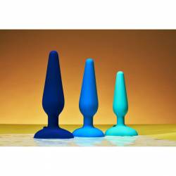 Gplug Petit Néon Rose B-Vibe Bleu (10 cm) (12 cm)