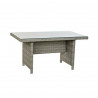 Ensemble Canapé  Table DKD Home Decor MB-166669 Extérieur Verre Polyester rotin synthétique Acier (267 x 204 x 90 cm) (4 pcs)