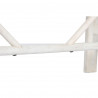 Table de Salle à Manger Home ESPRIT Blanc Bois de manguier 213,4 x 96,5 x 76,2 cm