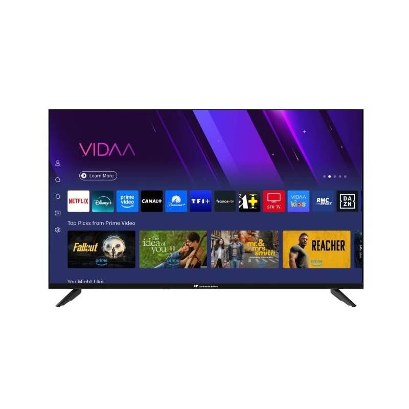 TV LED - CONTINENTAL EDISON - CELED40SVFHD25B6 - FHD 40 (101 cm) - SMART VIDAA - 3xHDMI, 2xUSB - Noir