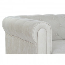 Canapé DKD Home Decor 151 x 82 x 70 cm Naturel Bois Marron Crème Vintage