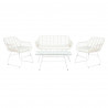 Ensemble Canapé  Table DKD Home Decor Métal rotin synthétique 124 x 74 x 84 cm