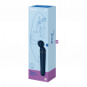 Vibromasseur wand bleu USB 60 vibrations Planet Wand-er Satisfyer - CC597845