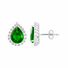 Boucles d'Oreilles motif "POIRE" 