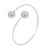 Bracelet "TOI  MOI"  "Pure WHITE"  