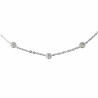 Collier "7 LOVE"  Chaine en alternance avec 7 Oxydes de Zirconium 