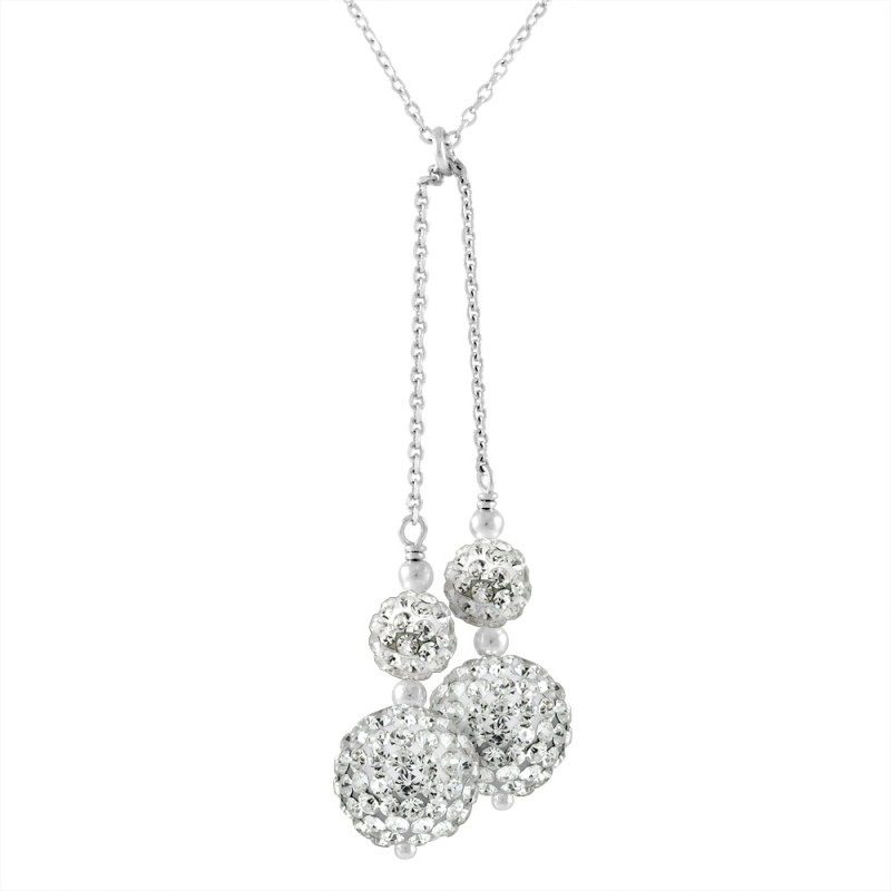 Collier Cravate "Pure WHITE" 