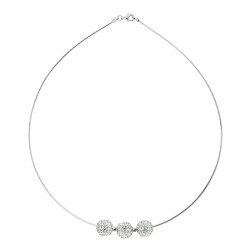 Collier TRILOGY   "Pure WHITE" 