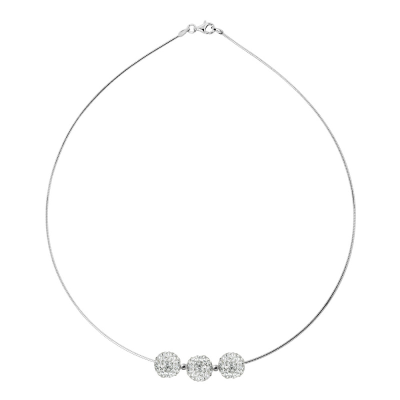 Collier TRILOGY   "Pure WHITE" 