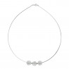 Collier TRILOGY   "Pure WHITE" 