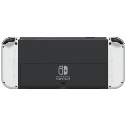 Console Nintendo Switch (modele OLED) : Nouvelle version, Couleurs Intenses, Ecran 7 pouces - avec un Joy-Con Blanc