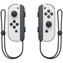 Console Nintendo Switch (modele OLED) : Nouvelle version, Couleurs Intenses, Ecran 7 pouces - avec un Joy-Con Blanc