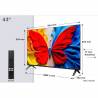 TCL 43S51K - TV QLED 43 (109 cm) - Full HD 1920x1080 - HDR10 - Android TV  - 2xHDMI 1.4 - WiFi