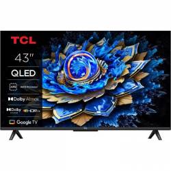 TCL 43T69C - TV QLED 43 (109 cm) - 4K UHD 3840x2160 - HDR10 - Android TV  - 3xHDMI 2.1 - WiFi