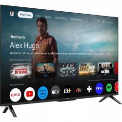 TCL 43T69C - TV QLED 43 (109 cm) - 4K UHD 3840x2160 - HDR10 - Android TV  - 3xHDMI 2.1 - WiFi