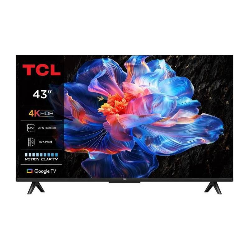 TCL 43P6K - TV LED 43 (109 cm) - 4K UHD 3840x2160 - HDR10 - Google TV  - 3xHDMI 2.1 - WiFi
