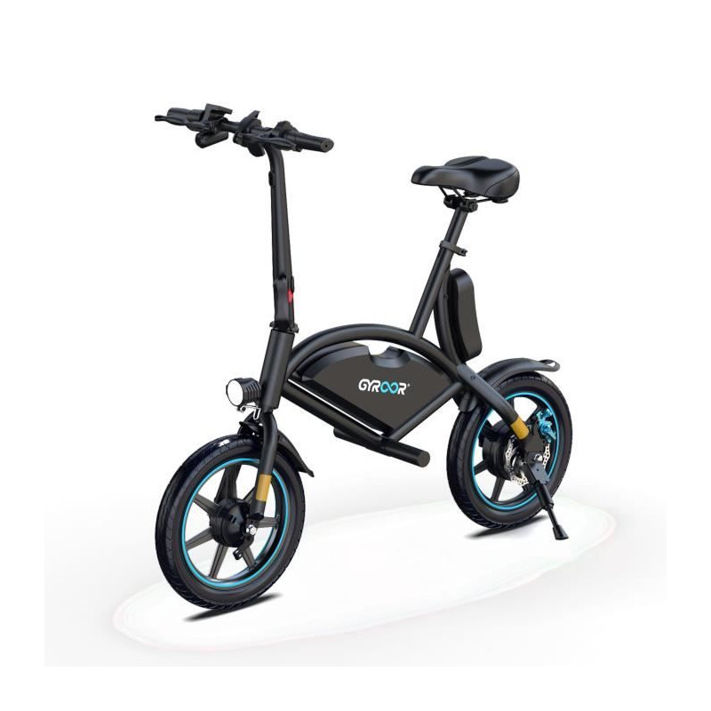 Draisienne électrique - GYROOR - C147 - 36V/7.8Ah - 350W - 14 pouces - App mobile - support de téléphone