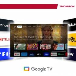 THOMSON 43QG4S14 - TV QLED 43 (109 cm) - 4K 3840x2160 - HDR 10 - Google TV  - 2xHDMI 2.1  2xHDMI 2.0