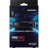 SAMSUNG - 990 PRO - Disque SSD Interne - 4 To - PCIe 4.0 - NVMe 2.0 - M2 2280 - Jusqu'a 7450 Mo/s (MZ-V9P4T0BW)