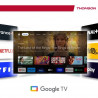 THOMSON 43QG4S14 - TV QLED 43 (109 cm) - 4K 3840x2160 - HDR 10 - Google TV  - 2xHDMI 2.1  2xHDMI 2.0