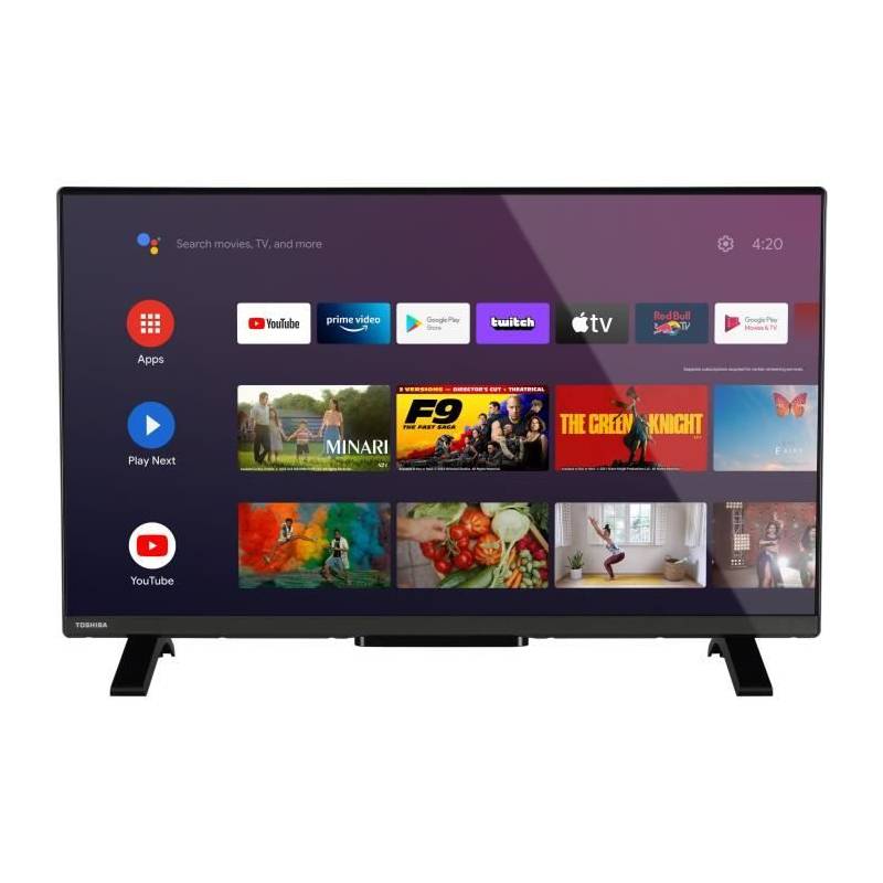 TOSHIBA 32LV2E63DG - TV LED 32'' (80 cm) - Full HD 1920x1080 - HDR10 - TV connecté Smart TV - 2xHDMI - WiFI