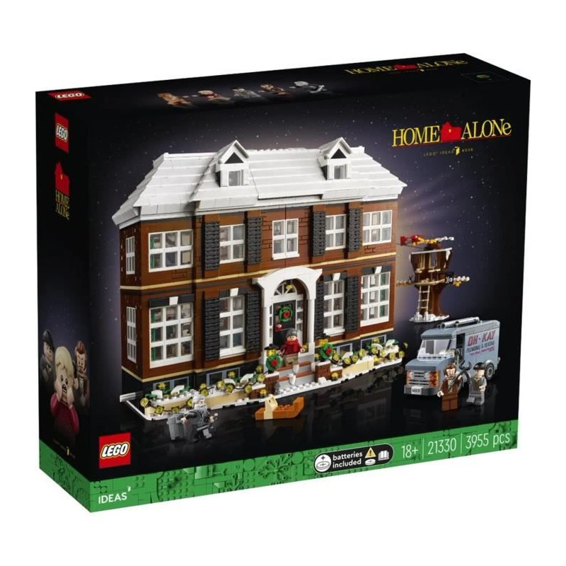 LEGO 21330 Ideas Maman, J'ai Raté L'Avion  Set pour Adultes, Maquette Maison Kevin McCallister a Construire avec 5 Figurines