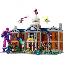 LEGO Marvel Les X-Men : l'institut Xavier - Set de construction pour adultes avec minifigurines dont Wolverine et Professeur X