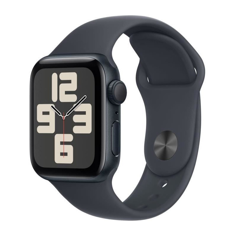 Apple Watch SE GPS - 40mm - Boîtier Midnight Aluminium - Bracelet Midnight Sport Band - S/M