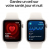 Apple Watch SE GPS - 44mm - Boîtier Starlight Aluminium - Bracelet Starlight Sport Band - M/L