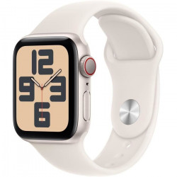 Apple Watch SE GPS  Cellular - 40mm - Boîtier Starlight Aluminium - Bracelet Starlight Sport Band - S/M