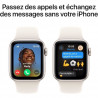 Apple Watch SE GPS  Cellular - 40mm - Boîtier Starlight Aluminium - Bracelet Starlight Sport Band - S/M