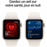 Apple Watch SE GPS  Cellular - 40mm - Boîtier Starlight Aluminium - Bracelet Starlight Sport Band - S/M