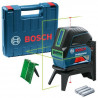 Laser ligne Bosch Professional GCL 2-15 G Portée 15 m  Support rotatif RM1  Support fixe BM3 - 0601066J00