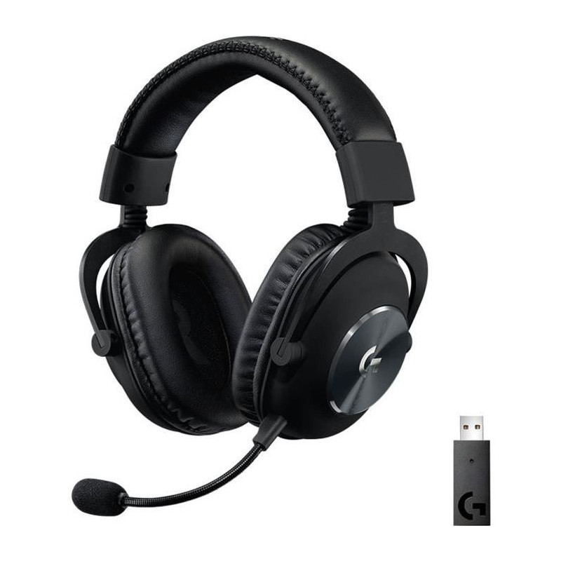 Casque Gaming - Sans fil - LOGITECH G - PRO X GAMING WIRELESS - Noir