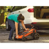 Tondeuse électrique 48cm LM2000-QS BLACKDECKER - Fonction mulching, éjection latérale ou bac de ramassage souple 50L