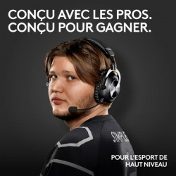 Casque PC Logitech G PRO X 2 LIGHTSPEED Casque audio Bluetooth, Micro-casque detachable - Noir