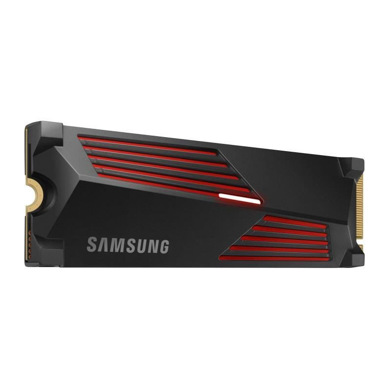 SAMSUNG - 990 PRO - Disque SSD Interne - 2 To - Avec dissipateur - PCIe 4.0 - NVMe 2.0 - M2 - Compatible PS5 (MZ-V9P2T0GW)