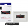 SAMSUNG - 990 PRO - Disque SSD Interne - 2 To - Avec dissipateur - PCIe 4.0 - NVMe 2.0 - M2 - Compatible PS5 (MZ-V9P2T0GW)