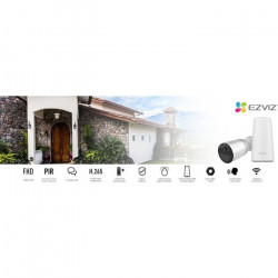 Kit alarme - EZVIZ - Home sensor - 1 Hub A3  2 détecteurs  1 bouton intelligent