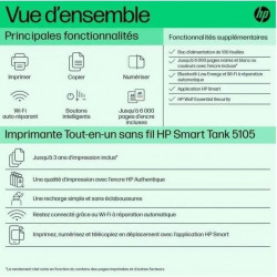 HP Smart Tank 5105 Imprimante tout-en-un couleur a réservoir d'encre