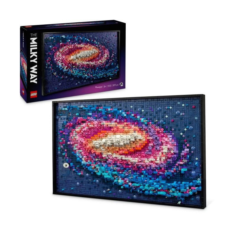 LEGO Art 31212 La Voie lactée - Set de décoration murale et de construction créative