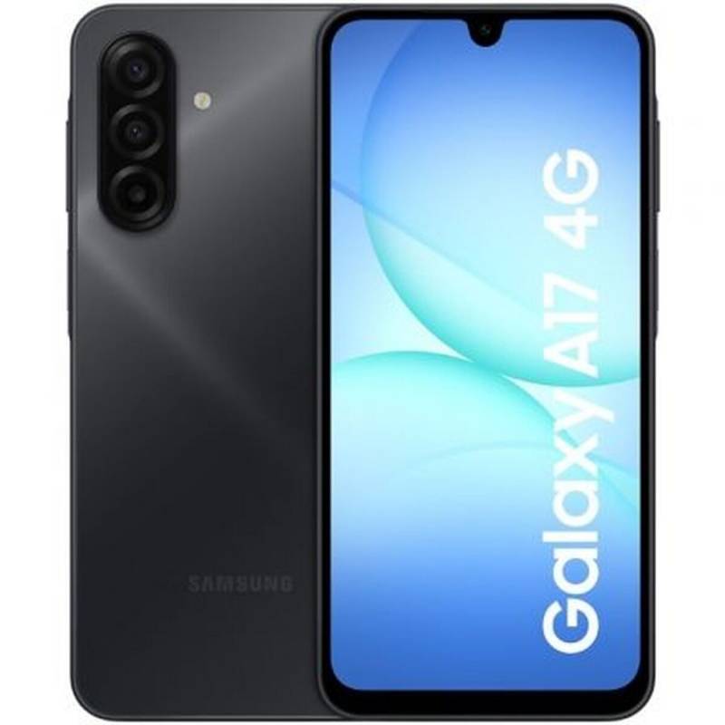 Smartphone Samsung A17 BLACK 6,7" Octa Core 4 GB RAM 128 GB Noir