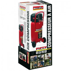 Compresseur d'air vertical MECAFER FIFTY - 50L - 1500W - 10 bars - 2 CV sans huile