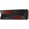 SAMSUNG - 990 PRO - Disque SSD Interne - 1 To - Avec dissipateur - PCIe 4.0 - NVMe 2.0 - M2 - Compatible PS5 (MZ-V9P1T0GW)