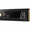 SAMSUNG - 990 PRO - Disque SSD Interne - 1 To - Avec dissipateur - PCIe 4.0 - NVMe 2.0 - M2 - Compatible PS5 (MZ-V9P1T0GW)