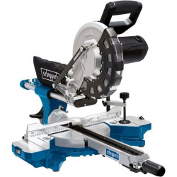 Scie a onglet radiale SCHEPPACH 255 mm - 2000W)  2 lames carbure (48 dents et 60 dents) - HM254