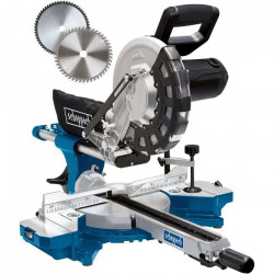 Scie a onglet radiale SCHEPPACH 255 mm - 2000W)  2 lames carbure (48 dents et 60 dents) - HM254