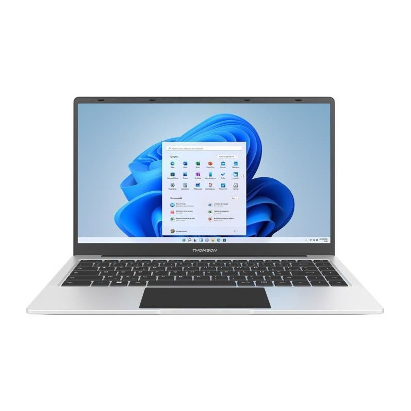 PC Portable Notebook - THOMSON NEO14 - 14,1 HD - Celeron N4020 - RAM 4Go - 128Go SSD - Windows 11S - Blanc - AZERTY  Office 1 